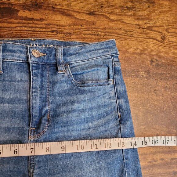 American Eagle Jeans 2 R Next Level Stretch Jegging Medium Light Wash - Picture 8 of 11
